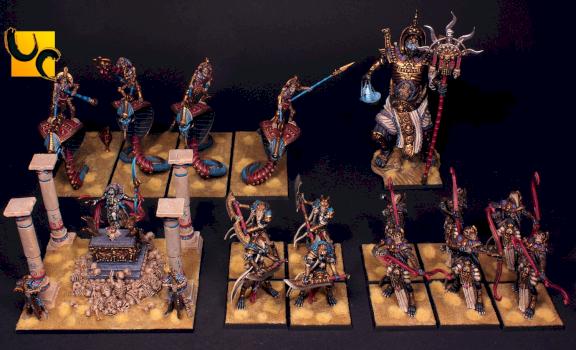 Tomb King Army by UnlimitedColours