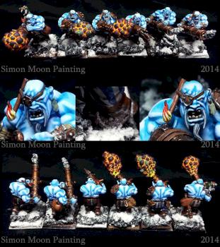 Icy Ogre Kingdom Leadbelches Unit II by Simon Moon