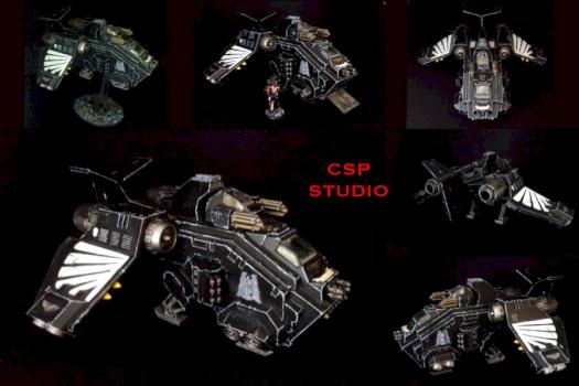 Ravenwing Stormraven Gunship by CSP STUDIO