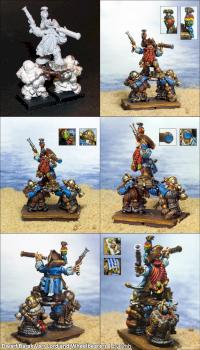 Dwarf Barak Varr Lord and Wheelbearers by Samhain