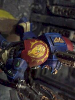 Freehand Portrait Blood Angel Librarian by Schism20