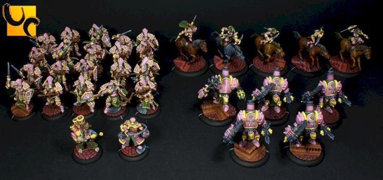 The Protectorate of Menoth Army by UnlimitedColours