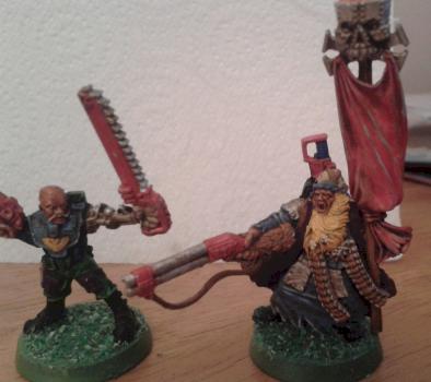 Priest and Tech Priest by DazzaD
