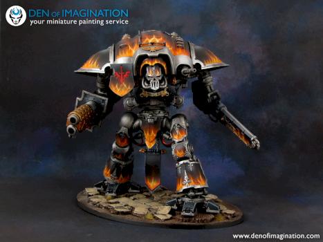 Flame Knight by DEN of IMAGINATION