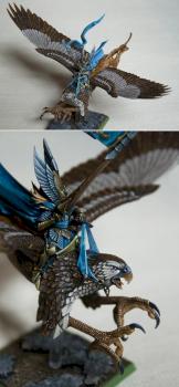 High Elf Prince on Griffon by Comitiva Carmina