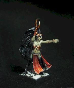 Dark Elf Sorceress by c7d5a6