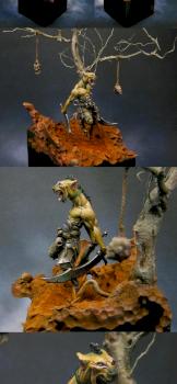 Wasteland Gnoll Warior by agent_venom