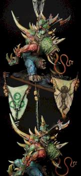 Chaos Nurgle Maggoth Lord Orghotts Daemonspew by slawek