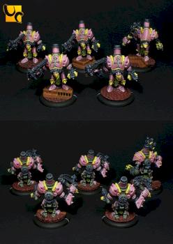 Menoth Light Warjacks by UnlimitedColours