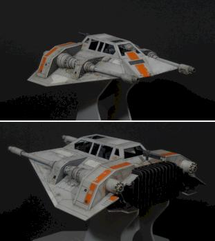 Snowspeeder - STAR WARS: The Empire Strikes Back by Blade &amp; Brush