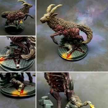 Screaming Antelope (Original Base & Human Torso Sculpt) by Will Tomorrow