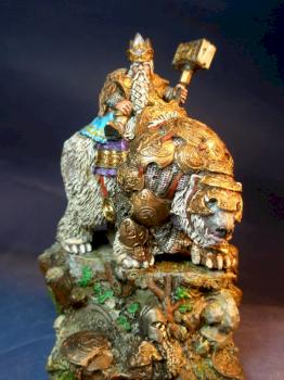 Dwarf King on Polar bear by fanai