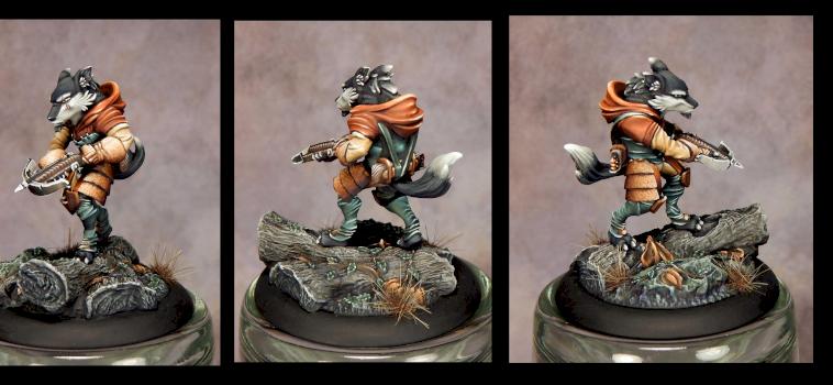 Twilight Howler (Fynn by Red Panda Miniatures) by Kuro Cleanbrush