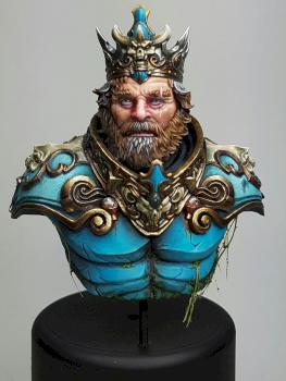 Surt of Atlantis - Scale 75 Bust by sious_69