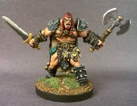 painted 03309: Kord the Destroyer, Barbarian by mikecarrero