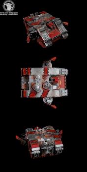 Grey Knights Land Raider Redeemer by cool-minis.com