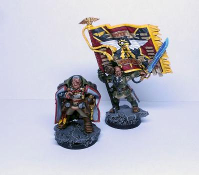 Ursakar Creed & sergant Kell by Melhar