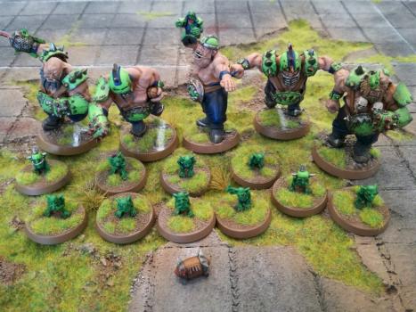 Blood Bowl Ogre Team by Rekrom