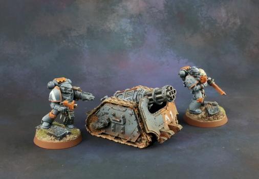 Space Marines Quad Mortar by Valkom