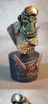 Kromlech Ork Pilot Bust by TheArtistofWar