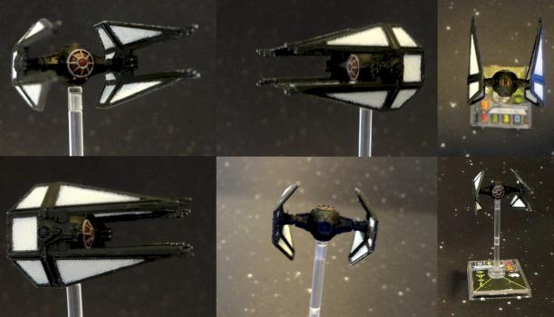 Star Wars X-Wing TIE Interceptor First Order repaint by rhs2042