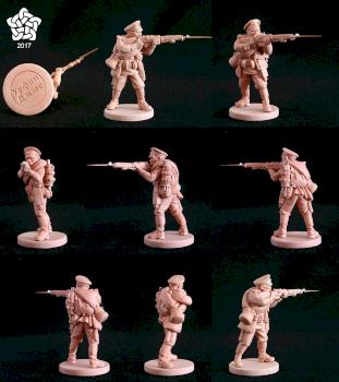 Russian soldier, WWI by phantom