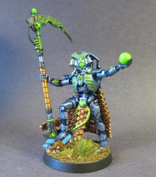 Necron Overlord by mikecarrero