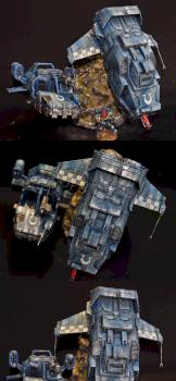 landspeeders attack (paper model) by Morty