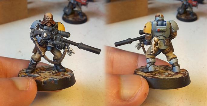 Space Wolves scout with Sniper rifle #3 by VinZ