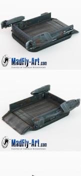 Kraken Hovercraft by MadFlyArtStudio