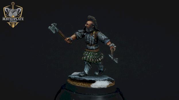 Young Dwalin the Dwarf- The Hobbit by RUSTEDPLATE STUDIO