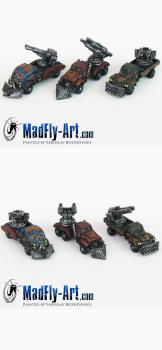 Gun Wagons by MadFlyArtStudio