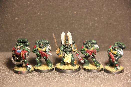 Dark Angels tactical squad by DevCoRy