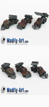 Storm Wagons by MadFlyArtStudio