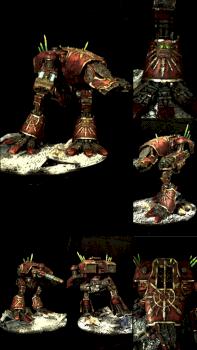 Chaos warhound titan by SaucyBoy