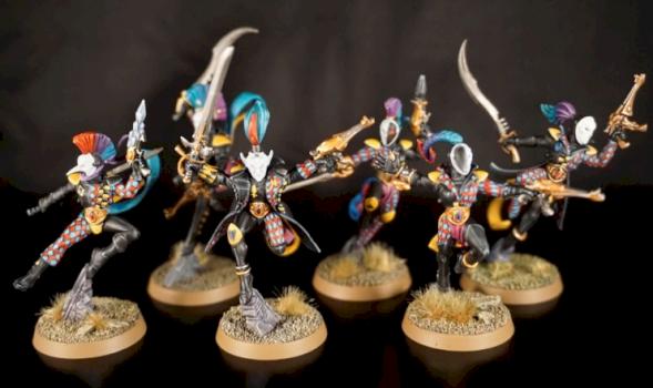Eldar Harlequins by frankencowx