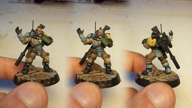 Space Wolves scout with sniper rifle #2 by VinZ