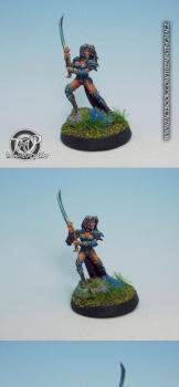 Female warrior by miniking