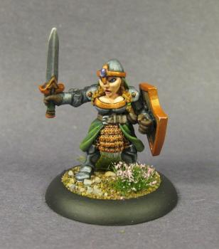 14379: Dwarven Shieldmaiden by mikecarrero