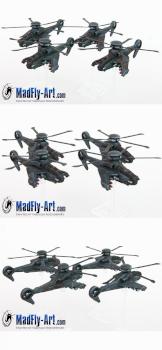 Cyclone Helicopters by MadFlyArtStudio