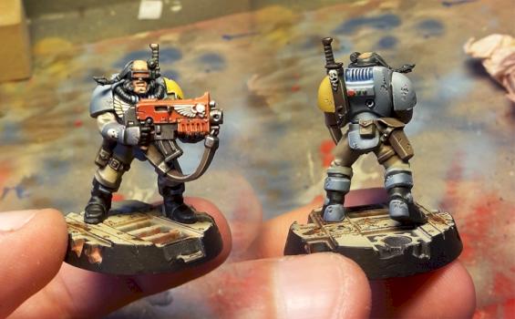 Space Wolves scout with bolter #1 by VinZ