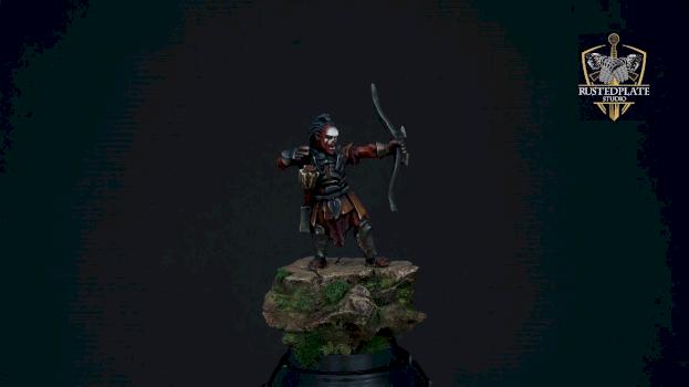 Lurtz- Uruk Hai leader (Games workshop-Lord of the Rings) by RUSTEDPLATE STUDIO