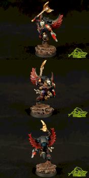 Blood Angels Chaplain With Jump Pack by Mad Crow Studio