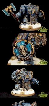 Space Wolves Venerable Dreadnought magnetized by Mad Crow Studio