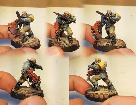 Space Wolves scout with heavy bolter by VinZ
