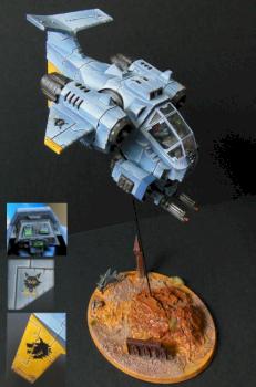 Space Wolf Stormtalon by BadKarma