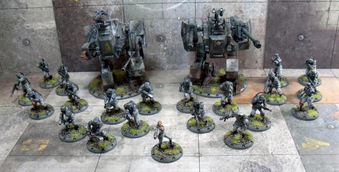 Dust Tactics Axis Army by Necros