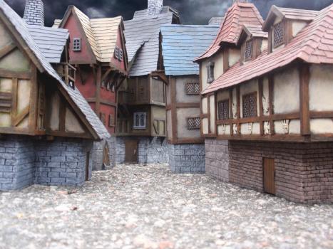 Scratch built buildings by Shadowwolf