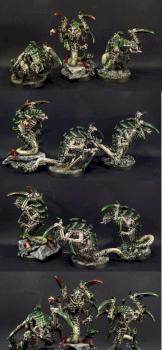 Tyranid Raveners of Hive Fleet Juggernaut by Xcorac