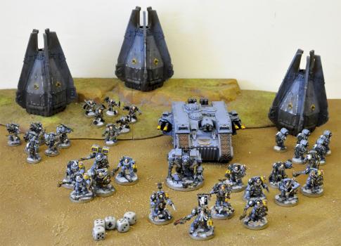 Logan Grimnars Company Space wolves army. by Robb.P